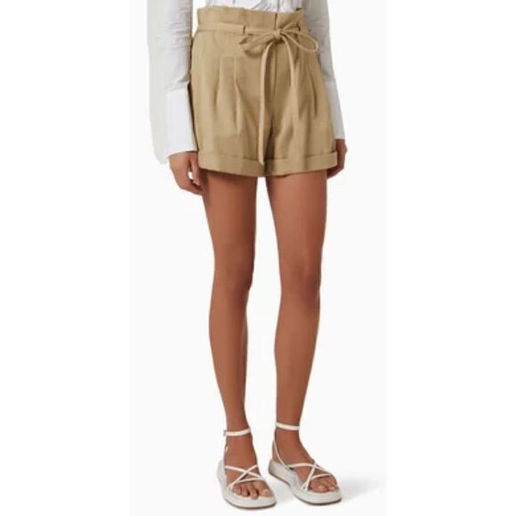 TWP Peck Short In Cotton Khaki Twill NWT Size Large - Picture 1 of 9